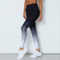 New Gradient Yoga Leggings with High Waist Design